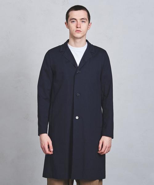 程度良好　ユナイテッドアローズ　濃紺　チェスターコート　SUPER１２０ .Ｓ UNITED ARROWS（ユナイテッドアローズ）の「＜tsuki.s（ツキドットエス