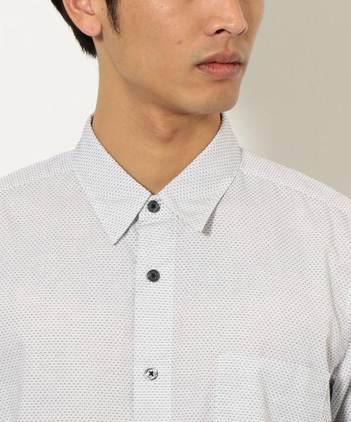 green label relaxing（グリーンレーベルリラクシング）の「CM サシコステッチ ナローレギュラー 半袖 シャツ（シャツ/ブラウス・メンズ・ネイビー/ホワイト/ロイヤルブルー・L/S/M）」の7枚目の写真