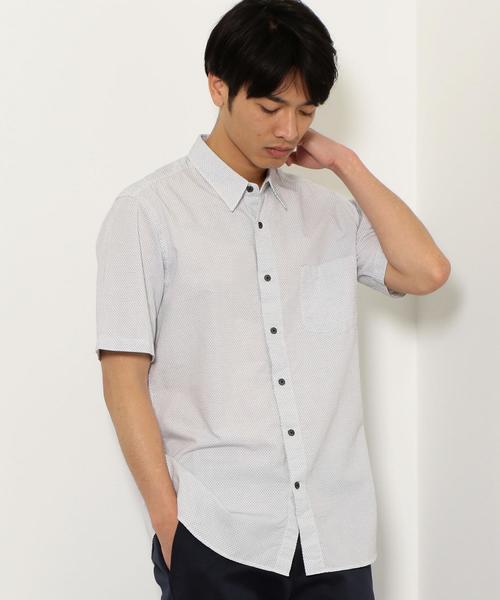 green label relaxing（グリーンレーベルリラクシング）の「CM サシコステッチ ナローレギュラー 半袖 シャツ（シャツ/ブラウス・メンズ・ネイビー/ホワイト/ロイヤルブルー・L/S/M）」の14枚目の写真