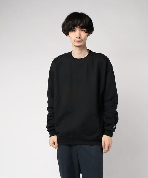 Champion（チャンピオン）の「Champion/チャンピオン　ビックシルエット無地 スウェット トレーナー（スウェット・メンズ・ライトグレー/ブラック/ネイビー/グレー/レッド/ダークグリーン/ダークグレー/ロイヤルブルー/ワインレッド/その他・S/M/L/XL/XXL/XX-LARGE）」の13枚目の写真