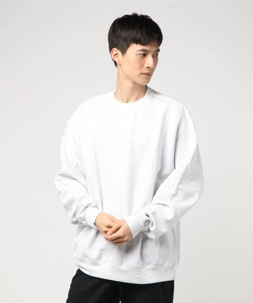 Champion（チャンピオン）の「Champion/チャンピオン　ビックシルエット無地 スウェット トレーナー（スウェット・メンズ・ライトグレー/ブラック/ネイビー/グレー/レッド/ダークグリーン/ダークグレー/ロイヤルブルー/ワインレッド/その他・S/M/L/XL/XXL/XX-LARGE）」の14枚目の写真