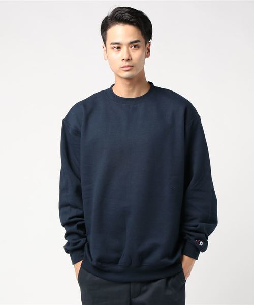 Champion（チャンピオン）の「Champion/チャンピオン　ビックシルエット無地 スウェット トレーナー（スウェット・メンズ・ライトグレー/ブラック/ネイビー/グレー/レッド/ダークグリーン/ダークグレー/ロイヤルブルー/ワインレッド/その他・S/M/L/XL/XXL/XX-LARGE）」の20枚目の写真