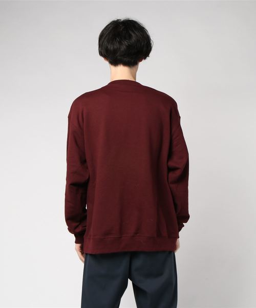 Champion（チャンピオン）の「Champion/チャンピオン　ビックシルエット無地 スウェット トレーナー（スウェット・メンズ・ライトグレー/ブラック/ネイビー/グレー/レッド/ダークグリーン/ダークグレー/ロイヤルブルー/ワインレッド/その他・S/M/L/XL/XXL/XX-LARGE）」の11枚目の写真