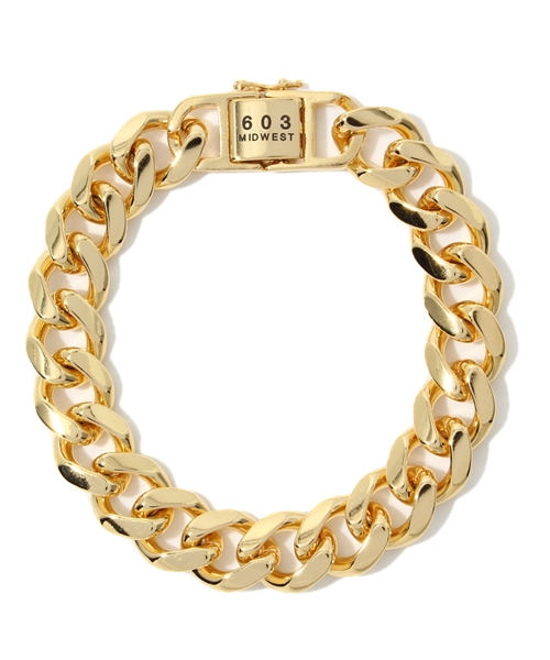 603(ロクマルサン)の「603 チェーンブレス(ブレスレット・メンズ・シルバー/ゴールド・FREE)」の2枚目の写真