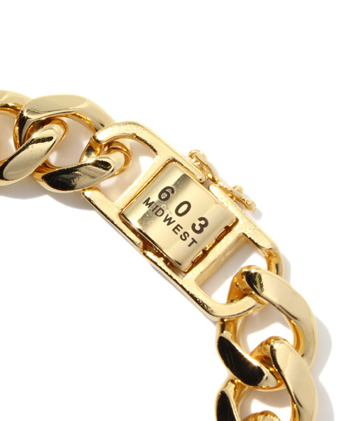 603(ロクマルサン)の「603 チェーンブレス(ブレスレット・メンズ・シルバー/ゴールド・FREE)」の4枚目の写真