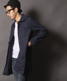AMERICAN RAG CIE | AMERICAN RAG CIE ダブルポケットショップコート 114-DEL-M132-CO083∴(ステンカラーコート)
