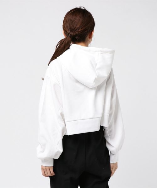 archives（アルシーヴ）の「ショートプルパーカ（パーカー・レディース・ブラック/ベージュ/オフホワイト/パープル・MEDIUM）」の5枚目の写真