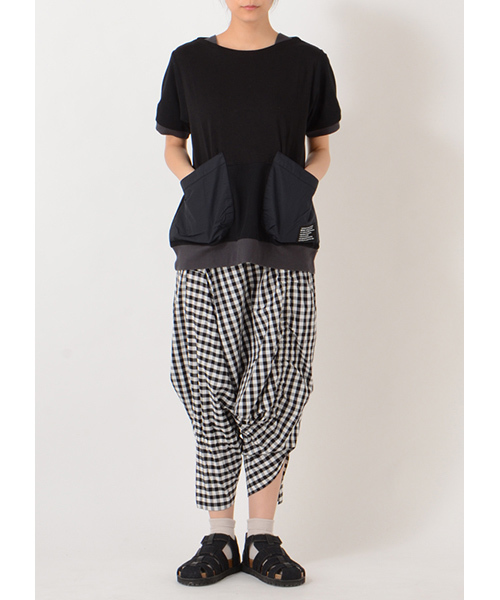 Ne-net（ネネット）の「ポケッT（Tシャツ/カットソー・レディース・ホワイト/その他3/ブラック・02/03）」の14枚目の写真