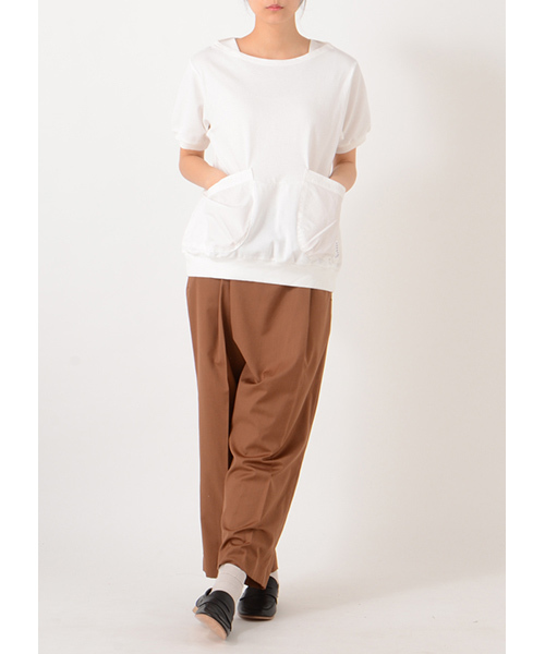 Ne-net（ネネット）の「ポケッT（Tシャツ/カットソー・レディース・ホワイト/その他3/ブラック・02/03）」の17枚目の写真