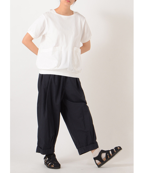 Ne-net（ネネット）の「ポケッT（Tシャツ/カットソー・レディース・ホワイト/その他3/ブラック・02/03）」の21枚目の写真