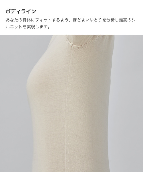 ZOZO（ゾゾ）の「ホールガーメントコットンクルーネックニットプルオーバー（パターンオーダー）／ネイビー[WOMEN]（ニット/セーター・レディース・ネイビー・マルチサイズ）」の13枚目の写真