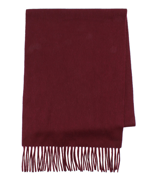 BEAUTY&YOUTH UNITED ARROWS（ビューティーアンドユースユナイテッドアローズ）の「BY PRIMO ソリッドマフラー◆§（マフラー・メンズ・ブラック/ライトグレー/ワインレッド/コバルトブルー・フリー）」の4枚目の写真