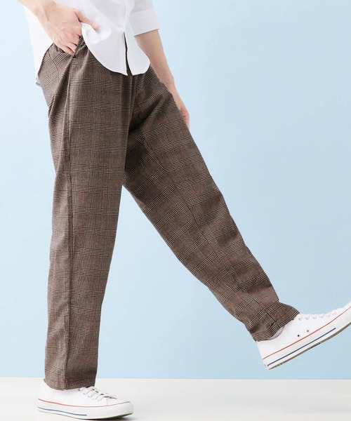 MONO-MART（モノマート）の「タータンチェックイージーパンツ（その他パンツ・メンズ・グレー系その他/ブルー系その他/グレー系その他2/ブラウン系その他2・M/L）」の3枚目の写真