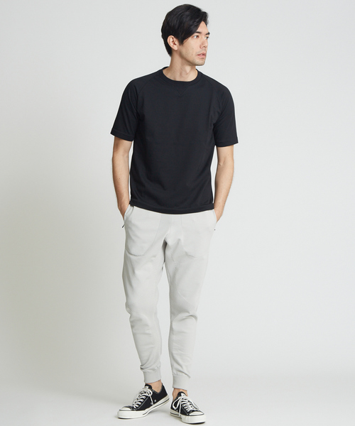 DESIGNWORKS（デザインワークス）の「トリアセリバーテリーTシャツ（Tシャツ/カットソー・メンズ・ライトグレー/ブラック・46/48/50）」の16枚目の写真