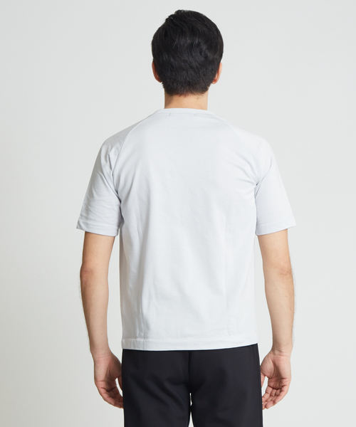 DESIGNWORKS（デザインワークス）の「トリアセリバーテリーTシャツ（Tシャツ/カットソー・メンズ・ライトグレー/ブラック・46/48/50）」の14枚目の写真