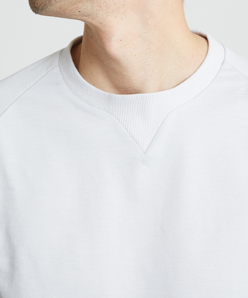 DESIGNWORKS（デザインワークス）の「トリアセリバーテリーTシャツ（Tシャツ/カットソー・メンズ・ライトグレー/ブラック・46/48/50）」の13枚目の写真