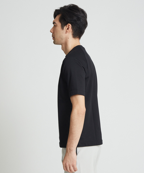 DESIGNWORKS（デザインワークス）の「トリアセリバーテリーTシャツ（Tシャツ/カットソー・メンズ・ライトグレー/ブラック・46/48/50）」の9枚目の写真