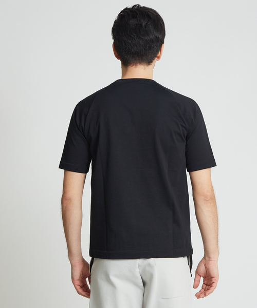 DESIGNWORKS（デザインワークス）の「トリアセリバーテリーTシャツ（Tシャツ/カットソー・メンズ・ライトグレー/ブラック・46/48/50）」の8枚目の写真