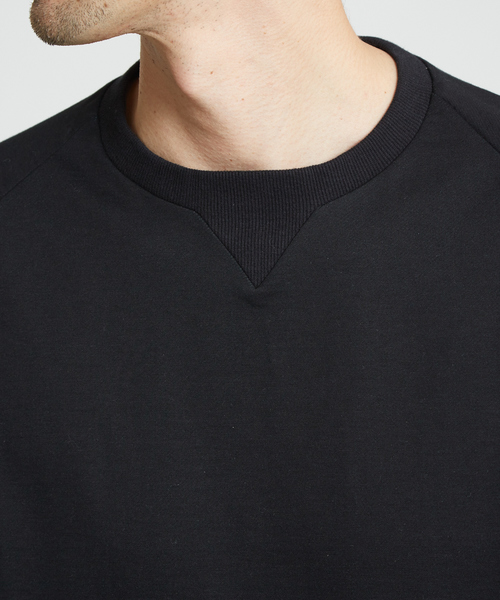DESIGNWORKS（デザインワークス）の「トリアセリバーテリーTシャツ（Tシャツ/カットソー・メンズ・ライトグレー/ブラック・46/48/50）」の7枚目の写真