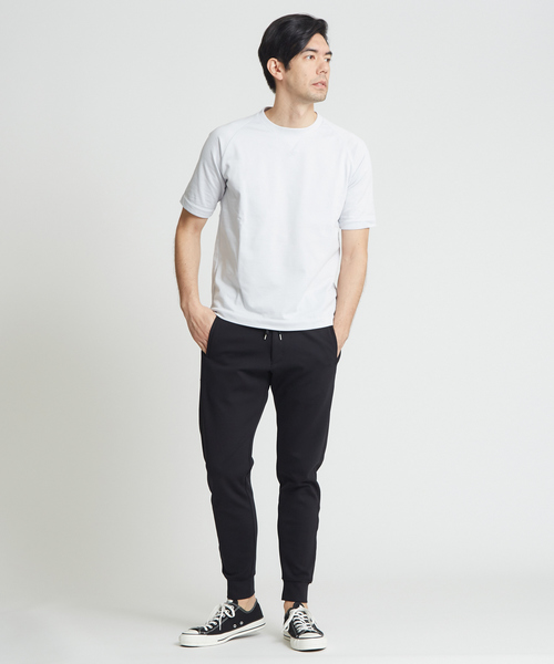 DESIGNWORKS（デザインワークス）の「トリアセリバーテリーTシャツ（Tシャツ/カットソー・メンズ・ライトグレー/ブラック・46/48/50）」の3枚目の写真