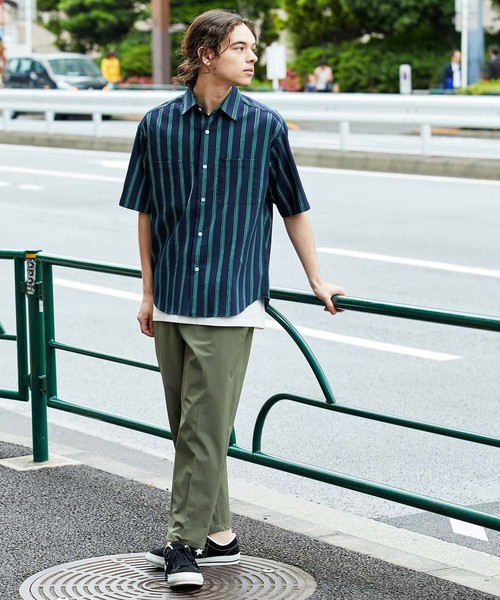 JUNRED（ジュンレッド）の「【テーパードライン】N/Cスムーズイージーアンクルパンツ（その他パンツ・メンズ・ブラック/ベージュ/カーキ・S/M/L）」の11枚目の写真