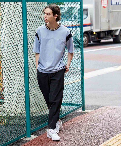 JUNRED（ジュンレッド）の「【テーパードライン】N/Cスムーズイージーアンクルパンツ（その他パンツ・メンズ・ブラック/ベージュ/カーキ・S/M/L）」の12枚目の写真