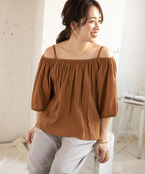楊柳オフショルダーブラウス シャツ ブラウス Items Urbanresearch アイテムズ アーバンリサーチ のファッション通販 Zozotown