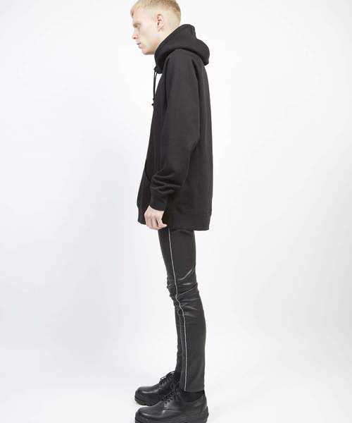 GalaabenD（ガラアーベント）の「ラムスムースボンディングストレッチパンツサイドボールチェーン（その他パンツ・メンズ・ブラック・SMALL/MEDIUM/LARGE）」の2枚目の写真