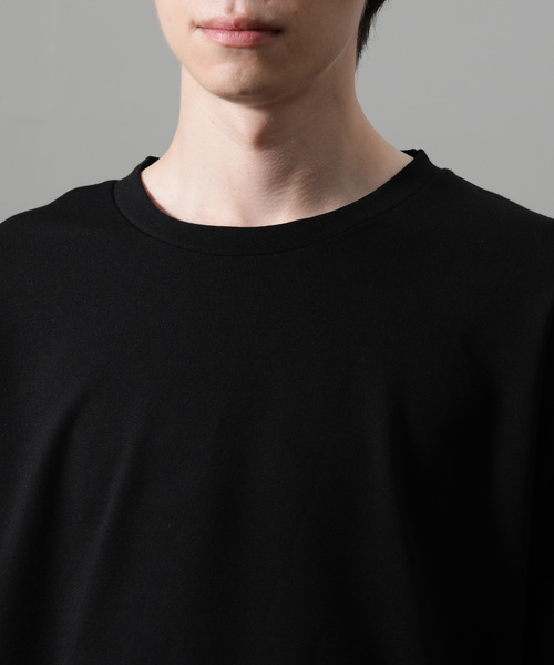 JUNRED(ジュンレッド)の「ポンチクルーネック切替ロンT(Tシャツ/カットソー・メンズ・ブラック系その他/ベージュ系その他/オレンジ系その他・S/M/L)」の7枚目の写真