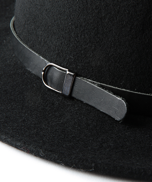 Ray BEAMS（レイビームス）の「BENELLI  / ベルト付き ハット（ハット・レディース・ブラック/ベージュ・ONE SIZE）」の9枚目の写真