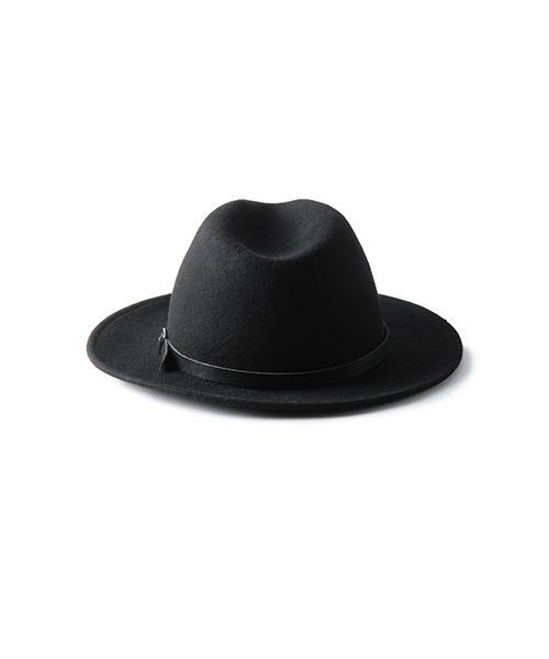 Ray BEAMS（レイビームス）の「BENELLI  / ベルト付き ハット（ハット・レディース・ブラック/ベージュ・ONE SIZE）」の12枚目の写真