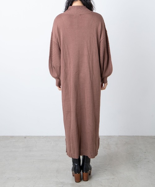 超目玉 のwego ニットウエストレースアップロングワンピース ワンピース Wego ウィゴー のファッション セール