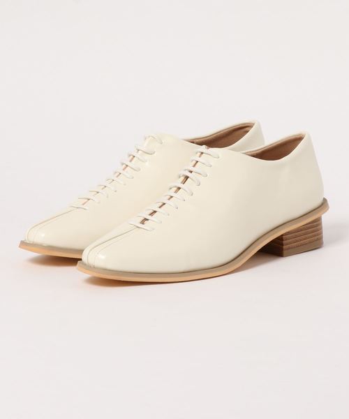 KOBE LETTUCE（コウベレタス）の「スクエアトゥレースアップオックスフォードシューズ（その他シューズ・レディース・ブラック/アイボリー/グレイッシュベージュ・L/LL/S/M）」の16枚目の写真