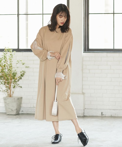 KOBE LETTUCE（コウベレタス）の「スクエアトゥレースアップオックスフォードシューズ（その他シューズ・レディース・ブラック/アイボリー/グレイッシュベージュ・L/LL/S/M）」の14枚目の写真