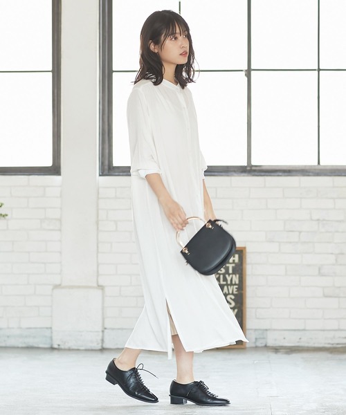 KOBE LETTUCE（コウベレタス）の「スクエアトゥレースアップオックスフォードシューズ（その他シューズ・レディース・ブラック/アイボリー/グレイッシュベージュ・L/LL/S/M）」の11枚目の写真