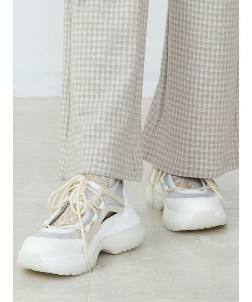 merry jenny（メリージェニー）の「ポイントシースルースニーカー（スニーカー・レディース・ホワイト/ブラック/その他1・MEDIUM/LARGE）」の7枚目の写真