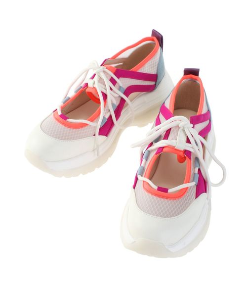 merry jenny（メリージェニー）の「ポイントシースルースニーカー（スニーカー・レディース・ホワイト/ブラック/その他1・MEDIUM/LARGE）」の12枚目の写真