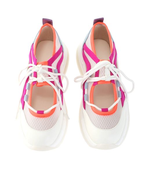 merry jenny（メリージェニー）の「ポイントシースルースニーカー（スニーカー・レディース・ホワイト/ブラック/その他1・MEDIUM/LARGE）」の13枚目の写真