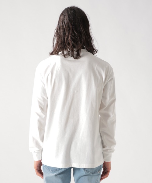 BAYFLOW(ベイフロー)の「フハクポケットL/S TEE 20SS(Tシャツ/カットソー・メンズ・ホワイト/ベージュ/ネイビー・LARGE/MEDIUM)」の4枚目の写真