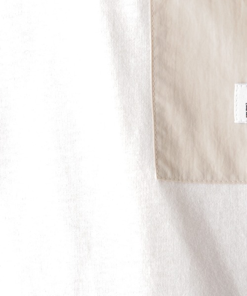 BAYFLOW(ベイフロー)の「フハクポケットL/S TEE 20SS(Tシャツ/カットソー・メンズ・ホワイト/ベージュ/ネイビー・LARGE/MEDIUM)」の11枚目の写真