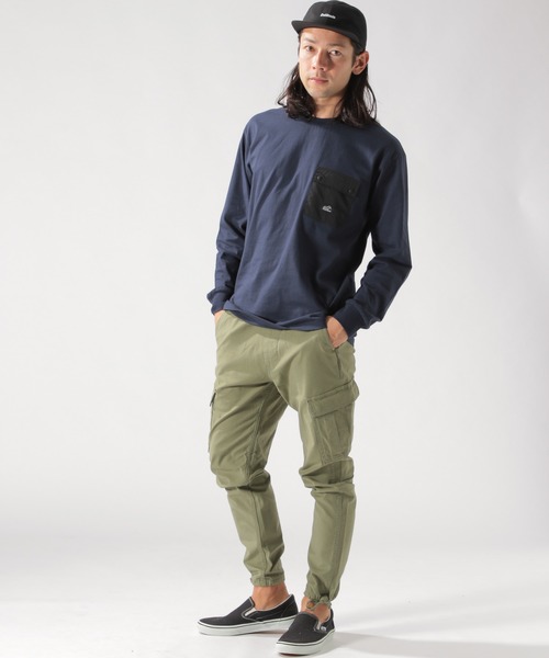 BAYFLOW(ベイフロー)の「フハクポケットL/S TEE 20SS(Tシャツ/カットソー・メンズ・ホワイト/ベージュ/ネイビー・LARGE/MEDIUM)」の13枚目の写真