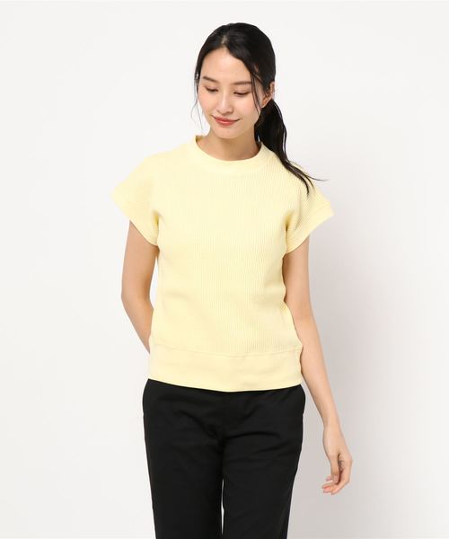Traditional Weatherwear（トラディショナルウェザーウェア）の「FRENCE SLEEVE PULL OVER（Tシャツ/カットソー・レディース・イエロー/ホワイト/ブラック/セージグリーン・S）」の4枚目の写真