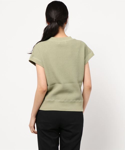 Traditional Weatherwear（トラディショナルウェザーウェア）の「FRENCE SLEEVE PULL OVER（Tシャツ/カットソー・レディース・イエロー/ホワイト/ブラック/セージグリーン・S）」の5枚目の写真
