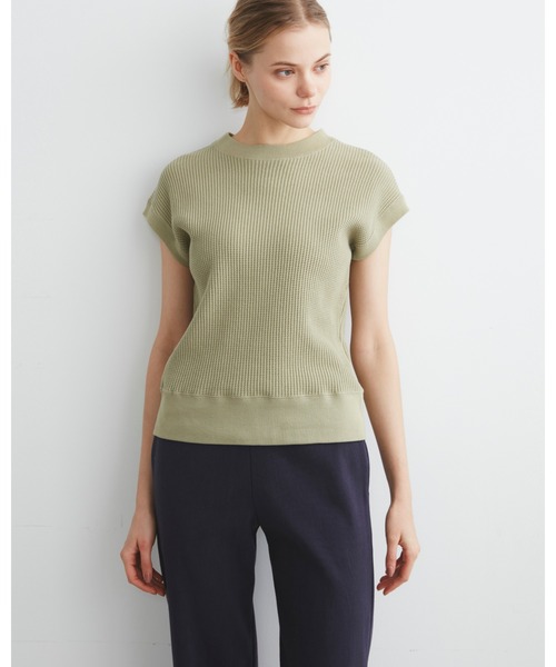 Traditional Weatherwear（トラディショナルウェザーウェア）の「FRENCE SLEEVE PULL OVER（Tシャツ/カットソー・レディース・イエロー/ホワイト/ブラック/セージグリーン・S）」の3枚目の写真