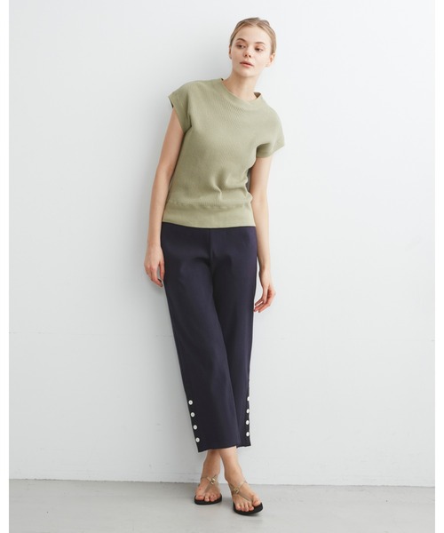 Traditional Weatherwear（トラディショナルウェザーウェア）の「FRENCE SLEEVE PULL OVER（Tシャツ/カットソー・レディース・イエロー/ホワイト/ブラック/セージグリーン・S）」の7枚目の写真