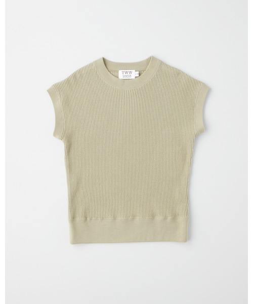 Traditional Weatherwear（トラディショナルウェザーウェア）の「FRENCE SLEEVE PULL OVER（Tシャツ/カットソー・レディース・イエロー/ホワイト/ブラック/セージグリーン・S）」の12枚目の写真