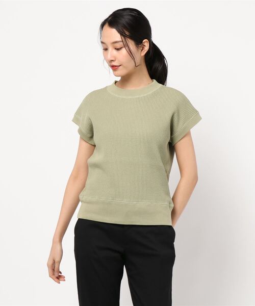 Traditional Weatherwear（トラディショナルウェザーウェア）の「FRENCE SLEEVE PULL OVER（Tシャツ/カットソー・レディース・イエロー/ホワイト/ブラック/セージグリーン・S）」の15枚目の写真