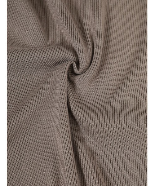 fifth（フィフス）の「スリーブレスリブニットセットアップ（セットアップ・レディース・ブラック/カーキ・MEDIUM）」の9枚目の写真