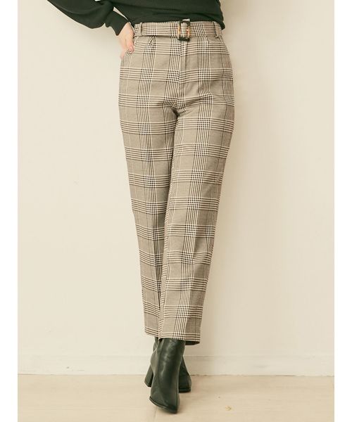 dazzlin（ダズリン）の「マニッシュロングパンツ（その他パンツ・レディース・キャメル/その他1/ブラック・FREE）」の3枚目の写真