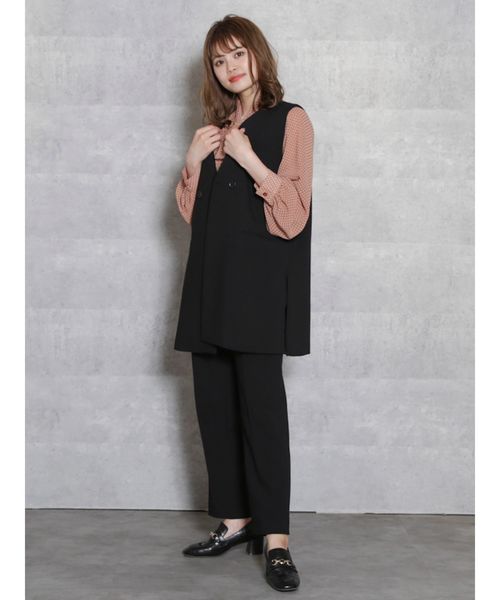 dazzlin（ダズリン）の「マニッシュロングパンツ（その他パンツ・レディース・キャメル/その他1/ブラック・FREE）」の7枚目の写真